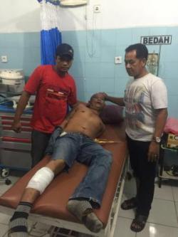 Berusaha Menikam Petugas, Toni Terpaksa Ditembak