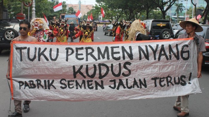 Penolak Pabrik Semen di Rembang Tersangka Dugaan Pemalsuan Dokumen