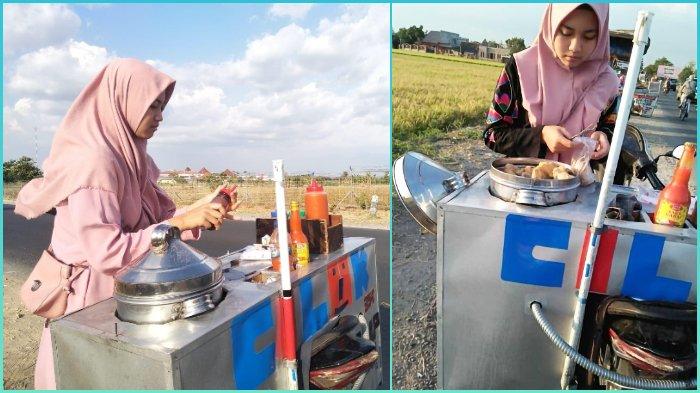 VIRAL Penjual Cilok Cantik di Solo, Awalnya Bantu Kakak, Kini Omsetnya Naik, Netizen: Calon Idaman