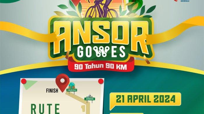 GP Ansor Gelar Sepeda Santai 90 Km dari Jakarta ke Bogor