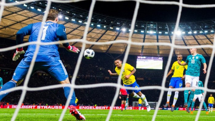 Tanpa Mueller, Oezil, dan Emre Can, Jerman Ditekuk Brasil