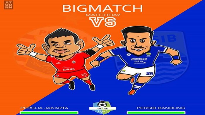 Live Streaming Persib Bandung Vs Persija Jakarta Liga 1 2018 - Laga Penuh Gengsi Mulai Pukul 15.30