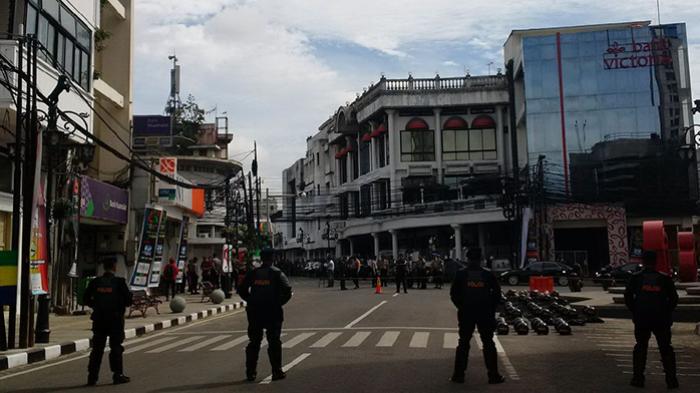 Pengamanan Gedung Merdeka Bandung Dijaga Empat Lapis