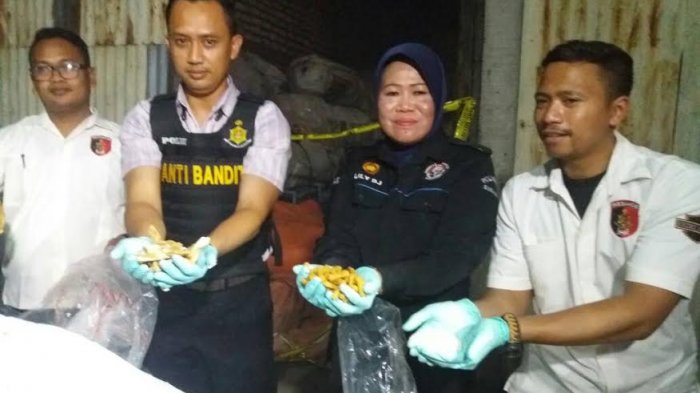 Polisi Gerebek Gudang Tepung dari Bahan Roti Kadaluarsa
