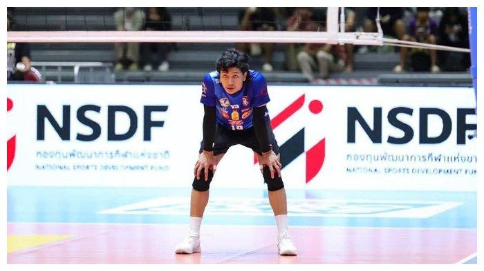 Pevoli asal Indonesia, Farhan Halim, saat memperkuat tim asal Liga Thailand, Nakhon Ratchasima.
