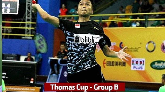 Hasil Piala Thomas 2018, Indonesia Menang Telak Atas Kanada, Ini Hasil Selengkapnya!