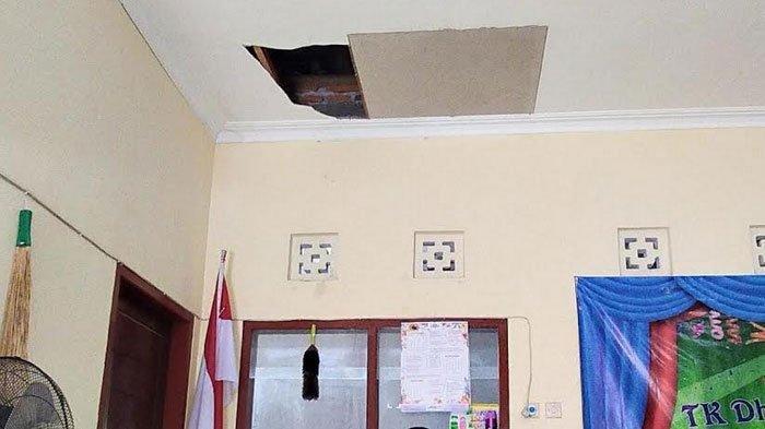 Tak Puas Curi Uang, Charger Termometer Juga Diembat, Maling Masuk Lewat Plafon Bangunan TK
