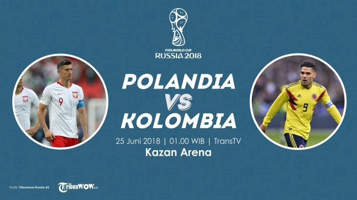 Cara Nonton Live Streaming Polandia Vs Kolombia di HP via Indosat, XL, dan Telkomsel