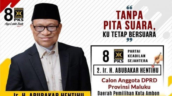 Bakrie Hentihu, Politisi Vokal Ambon Itu Meninggal karena Kanker Pita Suara