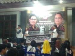 Rudal Terus Kibaskan Sayap Galang Dukungan Pemilih Pemula di Makassar