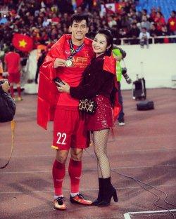 Striker Timnas U-23 Vietnam Ini Selalu dapat Dukungan dari Seorang Ratu Kecantikan