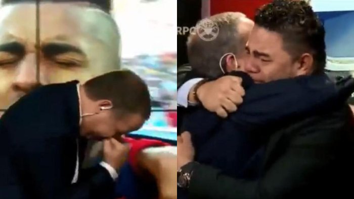 Tangis 2 Presenter TV Panama Pecah saat Lagu Kebangsaan Dikumandangkan Pertama Kali di Piala Dunia