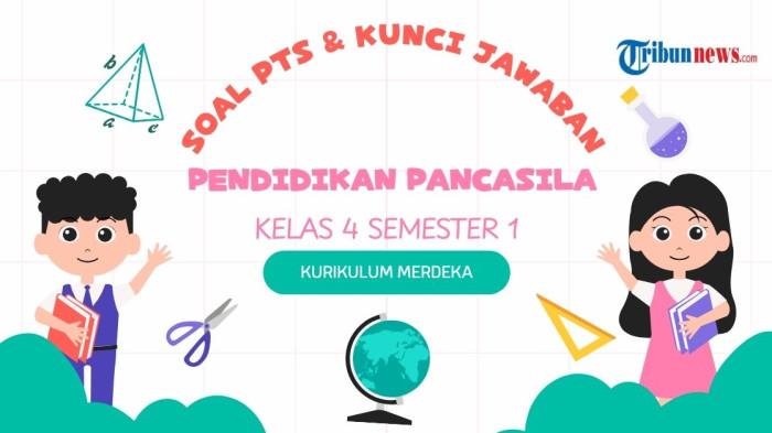 40 Soal Pts Pendidikan Pancasila Kelas 4 Semester 1 Kurikulum Merdeka