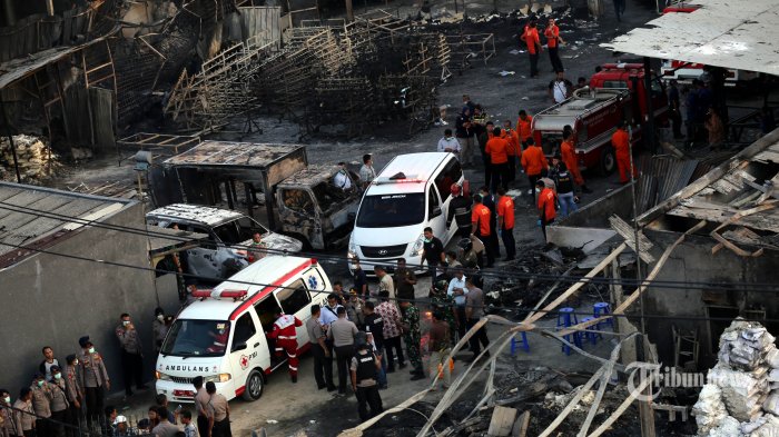 47 Jenazah Korban Kebakaran Pabrik Petasan di Tangerang Di Temukan Dalam Satu Ruangan