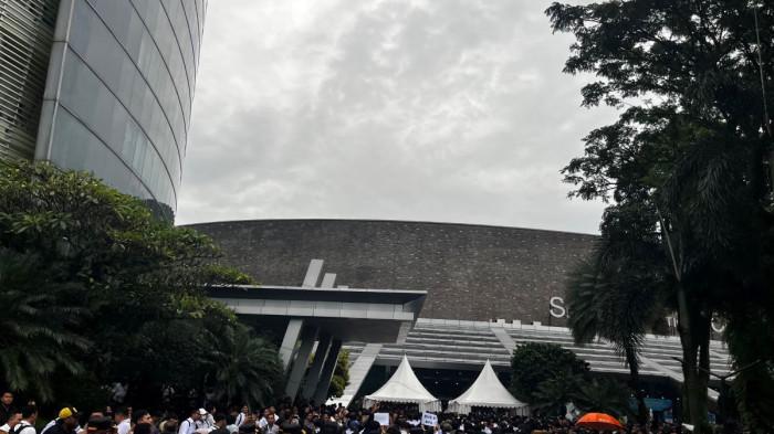 RAKORNAS - Para pejabat dari pusat hingga daerah berkumpul di Sentul International Convention Center (SICC), Bogor, Jawa Barat, pada  Senin (2/2/2026). (Taufik Ismail).
