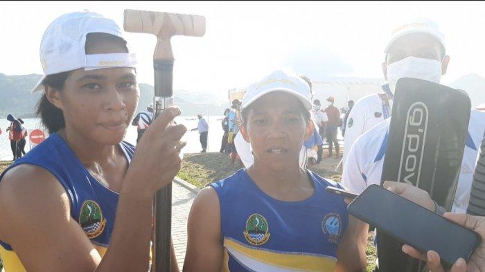 Ratih dan Nur Meni Persembahkan Emas Untuk Jabar di Canoe Double 500 Meter