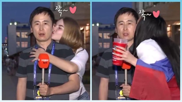 Reporter Piala Dunia yang Tiba-tiba Dicium Suporter Wanita Jadi Perdebatan: Pelecehan atau Bukan?