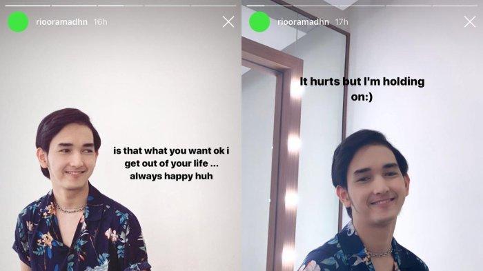 Instagram Story Rio Ramadhan. 