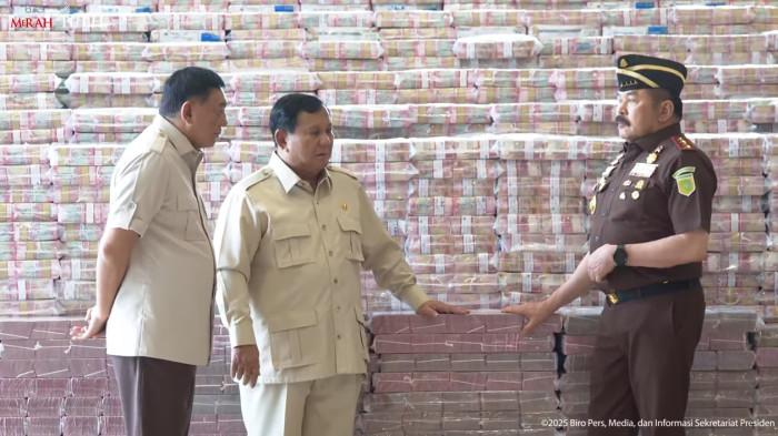 Prabowo: Hari Ini Satu Tahun Saya Dilantik Sebagai Presiden, Saya Merasa Ada Tanda-tanda Baik