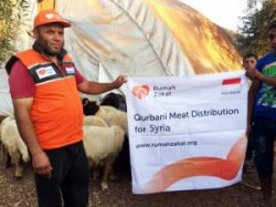 Rumah Zakat Salurkan Hewan Kurban Untuk Aleppo dan Gaza