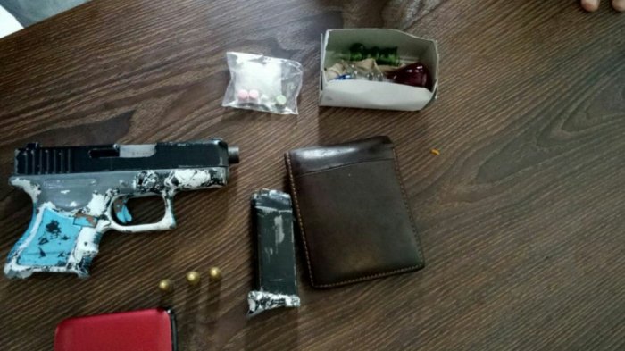 Polisi Dalami Pengungkapan Narkoba dan Senjata Api di Baliview Pekanbaru.