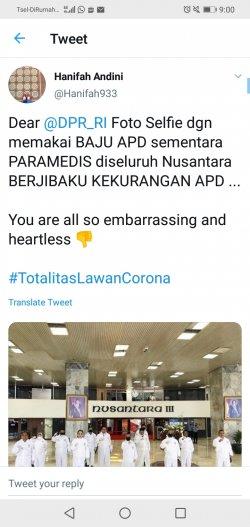 Satgas Covid-19 DPR Dikritik Karena Selfie Pakai APD, Ini Penjelasan Pimpinan Dewan