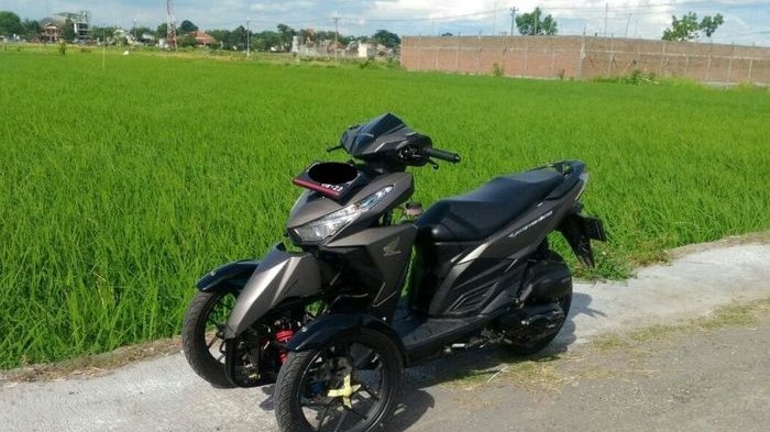 Modifikasi Motor Matik Jadi Tiga Roda Cuma Butuh Modal Rp 7 Jutaan