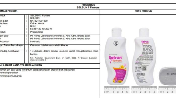 KOSMETIK BERHAYA - BPOM temukan 11 kosmetik berbahaya di Indonesia, Diantara 11 produk ini ada merek sampo ternama.