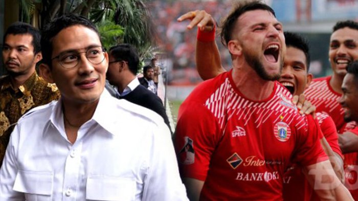 Jelang Final Piala Presiden, Sandiaga Uno Optimis Persija Bakal Lumat Habis Bali United