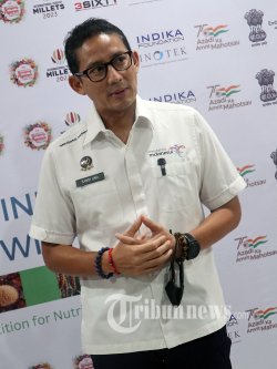 Kunker ke Jerman, Sandiaga Santap Hidangan Restoran Nusantara Milik Pelaku Usaha Asal Indonesia
