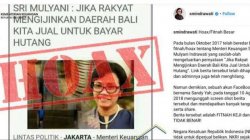 Sri Mulyani Geram Diserang Berita Hoax soal Pulau Bali