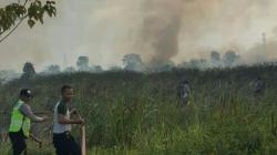 Dua Hektar Semak Belukar di Kertapati Tiba-tiba Terbakar