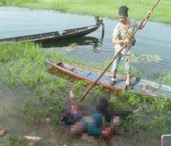 Penemuan Mayat Laki-laki Mengapung di Rawa Lebak Desa Tanjung Laut Palembang