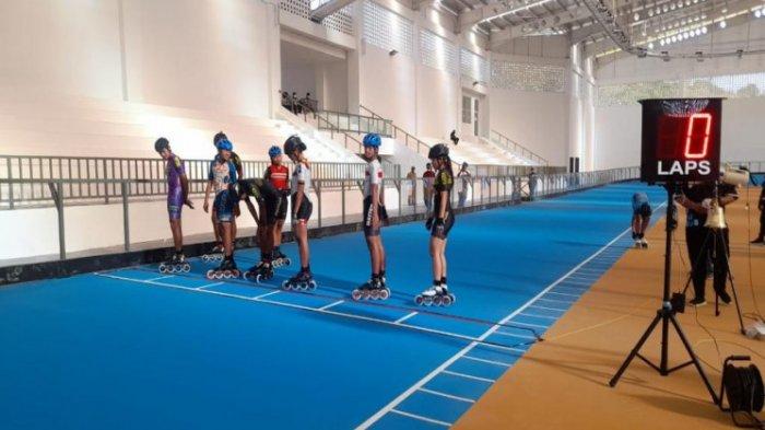 Tim Sepatu Roda Papua Uji Coba Venue, Target 4 Medali Emas di PON XX 2021