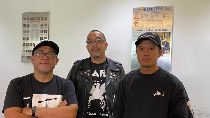 ALBUM BARU SERINGAI - Band Seringai resmi merilis album baru mereka berjudul IV: Anastasis di Menara Kompas, Jakarta Pusat, Kamis (9/4/2026). Album ini berisikan 12 lagu, 11 karya meraka masih ada sentuhan Ricky Siahaan sebelum wafat. (