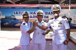 KRI Sambu-902 Jajaran Satban Koarmatim Berganti Komandan