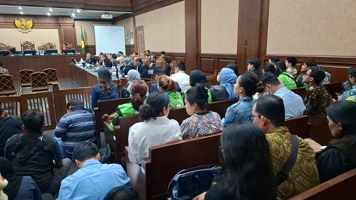 SIDANG NADIEM MAKARIM - Sidang lanjutkan kasus dugaan korupsi proyek pengadaan laptop Chromebook untuk terdakwa Nadiem Anwar Makarim, di Pengadilan Tipikor Jakarta Pusat, Senin (26/1/2026). Sidang beragendakan pemeriksaan saksi.