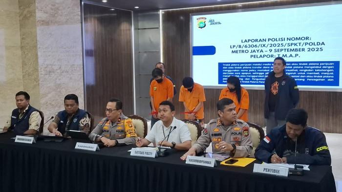 Polda Metro Jaya Bongkar Sindikat Penipuan Investasi Saham Jaringan Malaysia, 3 Orang Jadi Tersangka