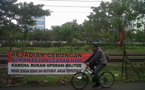 Pemerintah Diminta Bersihkan Spanduk Soal Lapas Cebongan
