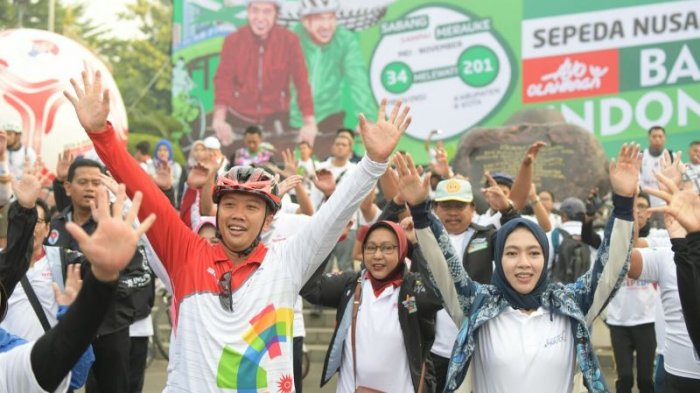 Start Pertama Sepeda Nusantara Berlangsung Meriah