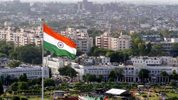 Sudut kota New Delhi, India