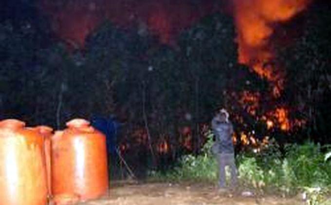 Lagi, Sumur Minyak Tradisional Meledak, 2 Orang Terbakar
