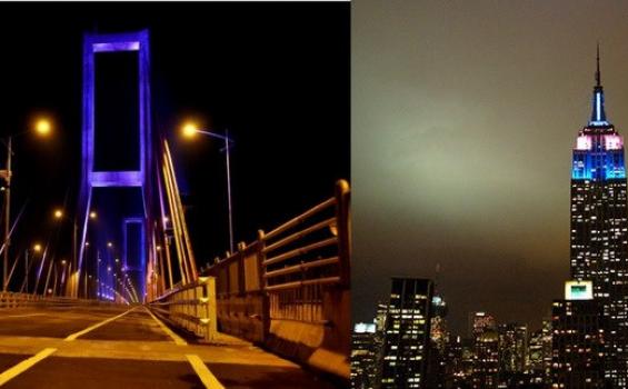 Art Lighting Jembatan Suramadu Tiru Empire State Building