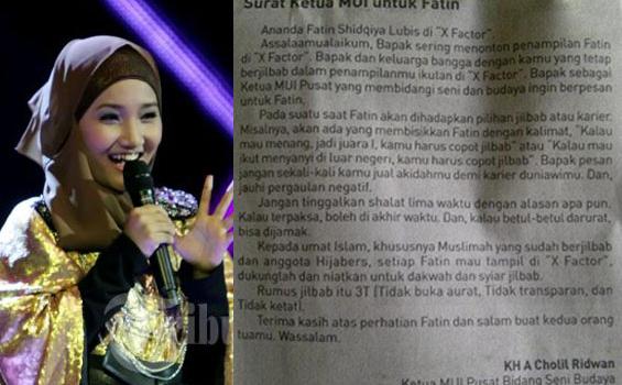 Dapat Surat Dari MUI, Ini Jawaban Fatin