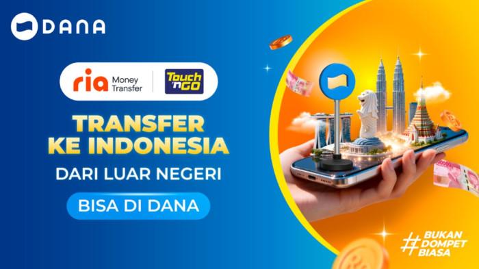 terima kiriman uang dari luar negeri lewat aplikasi dompet digital DANA