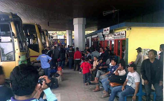 Penumpang Bus di Terminal Samarinda Naik 10 Persen