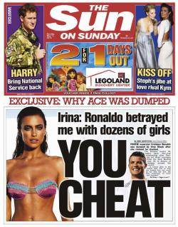 Cristiano Ronaldo Ternyata Selingkuhi Irina Shayk dengan Puluhan Wanita