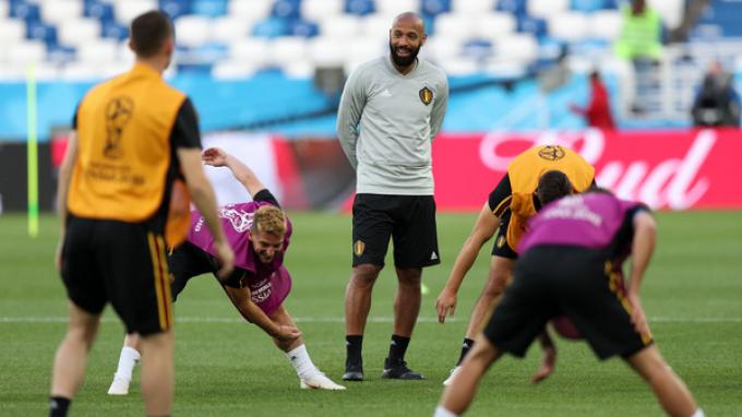Prancis vs Belgia: Thierry Henry vs Didier Deschamps