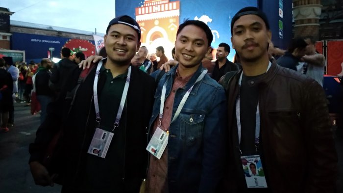 Tiga Pilot Muda Indonesia Ini ''hanya'' Keluarkan Rp 14 Juta untuk Nonton Piala Dunia di Rusia