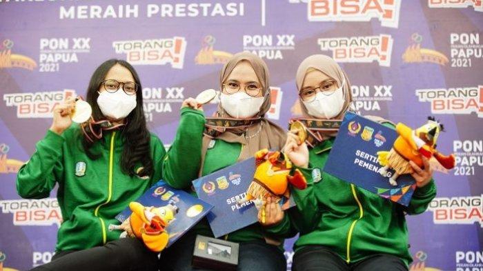 Hasil Perolehan Medali PON Papua 2021 : Jatim Sabet Emas Cabor Catur Kilat Nomor Beregu Putri